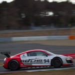 Cyndie Allemann tests the Hitotsuyama Racing Audi R8 LMS Super GT car