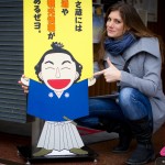 Cyndie Allemann visits the district of Ginza in Tokyo